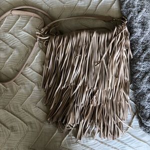 Fringe crossbody purse